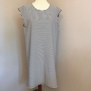 Everly Black and White Strip Dress